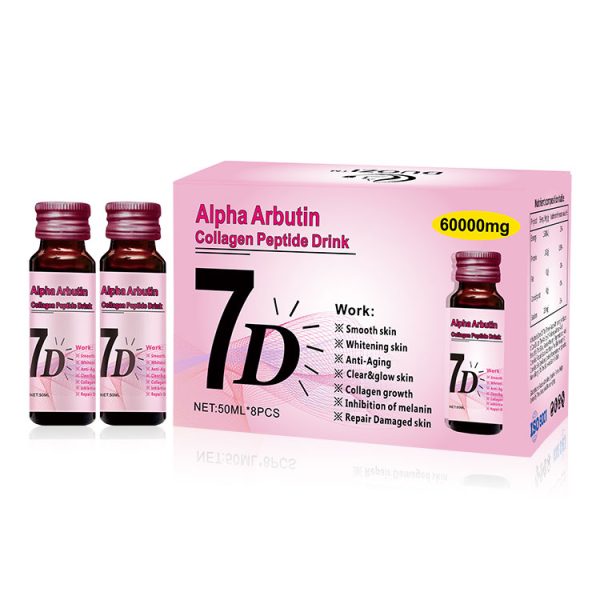 Skin Whitening & Brightening Beauty Supplement Alpha Arbutin Collagen Peptide Oral Liquid Drink for Adults